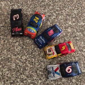 NASCAR cars Speedie Beanie set 5 popular drivers from 1998 numbers 3 24 88 5 6